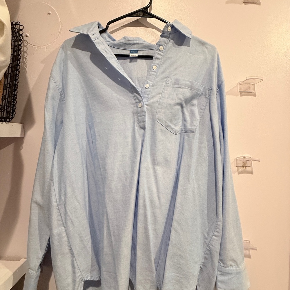 Light Blue Women’s Maternity Shirt